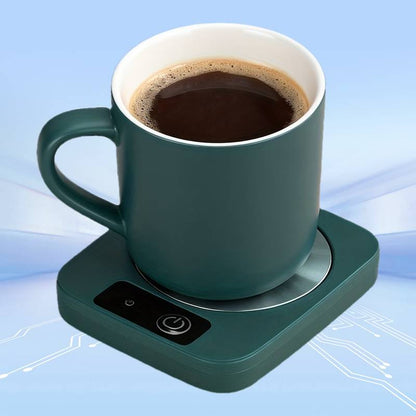 USB Electric Cup Warmer Heating Pad – Desk Coffee & Tea Mug Warmer