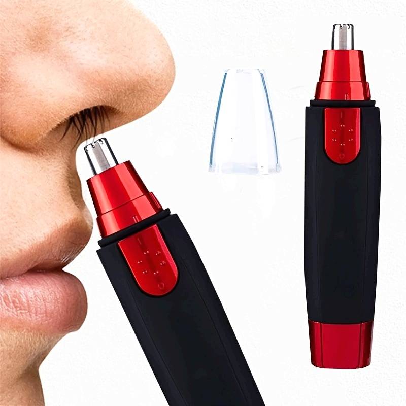 Portable Electric Nose & Ear Hair Trimmer – Men & Women